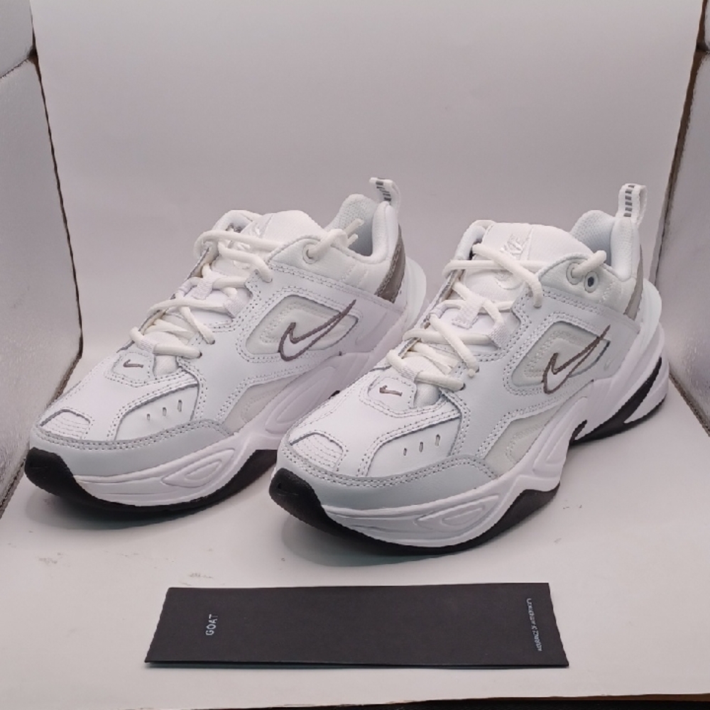 NEW Nike M2K Tekno Sneakers White/Grey/Black Size Women 8 Men 6.5 US BQ3378100
